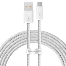 Кабель Baseus Dynamic Series Fast Charging Data Cable USB to Type-C 100W 20V 5A 2m Белый