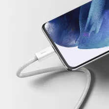Кабель Baseus Dynamic Series Fast Charging Data Cable Type-C to Type-C 100W 20V 5A 1m Білий