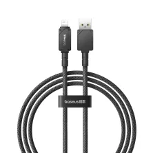 Кабель Baseus Unbreakable Series Fast Charging Data Cable USB to Lightning 2.4A 1m Чорний