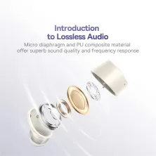 Бездротові Bluetooth навушники Baseus Bowie E18 True Wireless TWS Earphones Білий