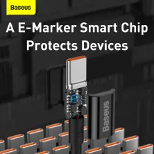 Кабель Baseus Superior Series Fast Charging Data Cable Type-C to Type-C 100W 20V 5A 1m Чорний