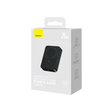 УМБ Baseus Magnetic Mini Wireless Fast Charge 2in1 20000mAh 20W 3A QC3.0+PD3.0 з Бездротовою зарядкою Qi 15W Чорний