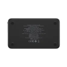 Пускозарядное устройство Бустер Baseus Super Energy Pro+ Car Jamp Starter 3in1 12V 16000mAh 1600A с функцией Павербанка 65W 5V/3A и LED фонарика Черный