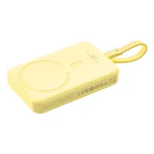 УМБ Baseus Magnetic Mini Wireless Fast Charge 10000mAh 30W 3A QC3.0+PD3.0 з функцією MagSafe та Qi 15W і Type-C 30W кабелем Жовтий