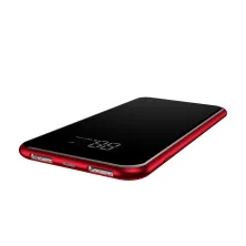 УМБ Baseus Full Screen 2in1 Bracket 8000mAh 2A с Беспроводной зарядкой Qi 5W Черно-Красный