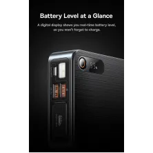 Пускозарядное устройство Бустер Baseus Super Energy Pro+ Car Jamp Starter 3in1 12V 16000mAh 1600A с функцией Павербанка 65W 5V/3A и LED фонарика Черный