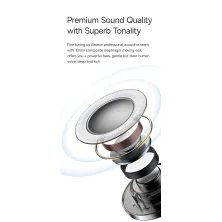 Бездротові Bluetooth навушники Baseus Bowie M1 з функцією шумозаглушення ANC Білий