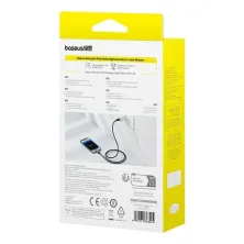 Кабель Baseus Discolor Series Fast Charging Data Cable USB to Lightning 2.4A 1m Чорний