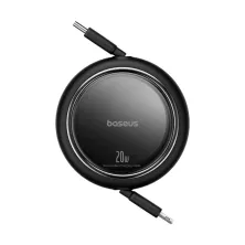 Кабель Baseus Free2Pull Retractable Fast Charging Data Cable Type-C to Lightning PD 20W 1m Чорний