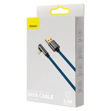 Кабель Baseus Legend Series Fast Charging Elbow Cable USB to Lightning 2.4A 2m Синий