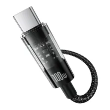 Кабель Baseus Gem Series Fast Charging Data Cable USB to Type-C 100W 20V 5A 2m Черный