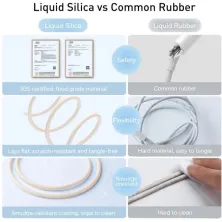 Кабель Baseus Jelly Liquid Silica Gel USB to Lightning 2.4A 1.2m Рожевий