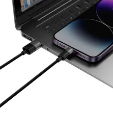 Кабель Baseus StarSpeed 3-in-1 Fast Charging Data Cable USB to Lightning+Type-C+MicroUSB 3.5А 0.6m Чорний