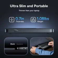 УМБ Baseus Blade H1 20000mAh 100W с технологией QC3.0+PD3.0 + кабель Type-C to Type-C 100W 20V/5A 1м Черный