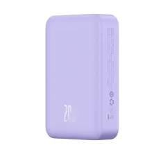 УМБ Baseus Magnetic Mini Wireless Fast Charge 2in1 20000mAh 20W 3A QC3.0+PD3.0 с Беспроводной зарядкой Qi 15W Фиолетовый