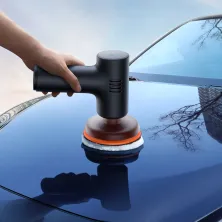 Аккумуляторная полировальная машинка для автомобиля Baseus NeoPower Wireless Mini Car Waxer Lite 30 Вт 30 минут 2 насадки Черный