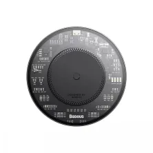Бездротовий зарядний пристрій Baseus Simple 2 Wireless Charger з технологією Qi 15W Чорний