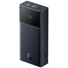 УМБ Baseus Star-Lord Digital Display 30000mAh 65W 6A с технологией QC3.0+PD3.0 2USB+Type-C + Кабель USB to Type-C Черный