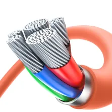 Кабель Baseus 0℃ Series Fast Charging Data Cable Type-C to Lightning PD 20W 2m Помаранчевий