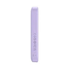 УМБ Baseus Magnetic Wireless 2in1 6000mAh 20W 2.4A QC3.0+PD3.0 з Бездротовою зарядкою Qi 15W Фіолетовий