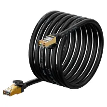 Кабель Baseus High Speed CAT7 Seven Types RJ45 10Gigabit Network Cable Ethernet Круглый 5m Черный