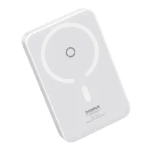 УМБ Baseus MagPro Magnetic Bracket Wireless Fast Charge 5000mAh 20W 2.4A QC3.0+PD3.0 з Бездротовою зарядкою Qi 15W Білий