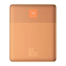 УМБ Baseus Blade Blade2 Fast-Charging Power Bank 12000mAh 65W 6A с технологией QC3.0+PD3.0 + кабель Type-C to Type-C 100W 20V/5A 1м Оранжевый