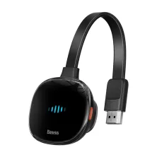 HDMI адаптер Baseus Meteorite Shimmer Wireless Display Adapter відео-адаптер бездротовий Чорний