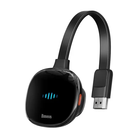 HDMI адаптер Baseus Meteorite Shimmer Wireless Display Adapter відео-адаптер бездротовий Чорний