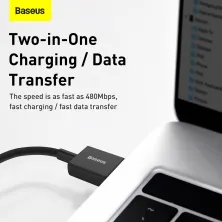Кабель Baseus Superior Series Fast Charging Data Cable USB to Lightning 2.4A 2m Чорний