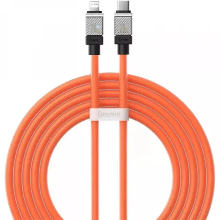 Кабель Baseus CoolPlay Series Fast Charging Data Cable Type-C to Lightning PD 20W 2m Помаранчевий