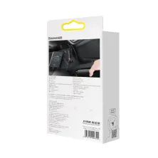 Автомобильное зарядное устройство Baseus Share Together Fast Charge Car Charger 120W 2USB + 1 Прикуриватель Серый