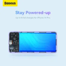 УМБ Baseus Airpow Fast Charge 10000mAh 20W 3A з технологією QC3.0+PD3.0 USB+Type-C Фіолетовий
