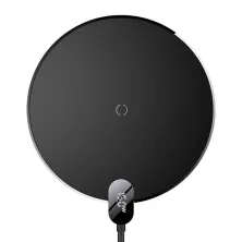 Бездротовий зарядний пристрій Baseus LED Display Gen 2 Wireless Charger с технологией Qi 15W Чорний