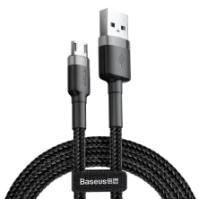 Кабель Baseus Cafule Cable USB to Micro USB 2A 3m Чорний