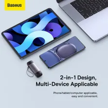 Кардрідер Baseus Lite Card Card Reader USB/Type-C, SD/TF Cards Сірий
