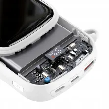 УМБ Baseus Q Pow Pro 20000mAh 22.5W 5A с технологией QC3.0+PD3.0 и Type-C кабелем 22.5W Белый