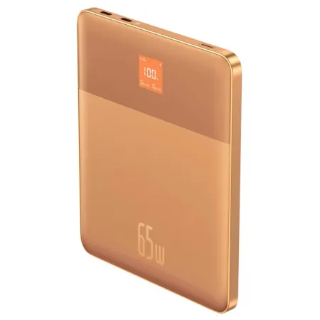 УМБ Baseus Blade Blade2 Fast-Charging Power Bank 12000mAh 65W 6A с технологией QC3.0+PD3.0 + кабель Type-C to Type-C 100W 20V/5A 1м Оранжевый
