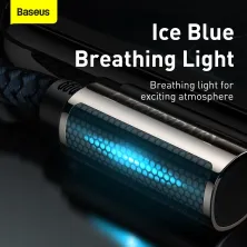 Кабель Baseus Legend Series Fast Charging Data Cable USB to Type-C 66W 11V 6A 1m Синій