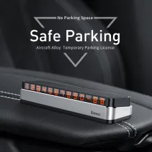 Автовизитка парковочная карта Baseus Moonlight Box Series Temporary Parking Number Plate Черный