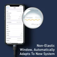 Кабель Baseus Dual Output Cafule 2-in-1 Fast Charging Data Cable USB + Type-C to Lightning 18W 1m Черный