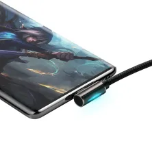 Кабель Baseus Legend Series Fast Charging Data Cable USB to Type-C 66W 11V 6A 2m Чорний