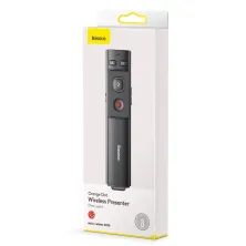 Презентер лазерна указка Baseus Orange Dot Wireless Presenter Red Laser Сірий