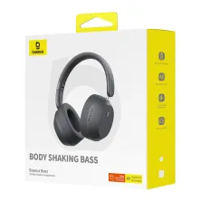 Бездротові навушники Bluetooth Baseus Bass 35 Max Wireless Headphone Сірий