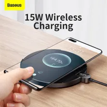 Бездротовий зарядний пристрій Baseus LED Display Gen 2 Wireless Charger с технологией Qi 15W Чорний