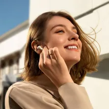Бездротові Bluetooth навушники Baseus Storm 3 з функцією шумозаглушення ANC Білий