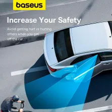Автомобільне дзеркало для сліпих зон для пасажира Baseus SafeRide Series Backseat Rearview Mirror 1 штука Чорний