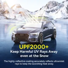 Солнцезащитная шторка автомобильная Baseus GoTrip DT1 Single Car Windshield Sunshade 80х150 см Черный