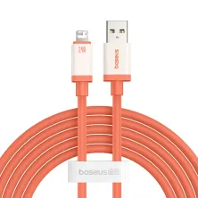 Кабель Baseus 0℃ Series Fast Charging Data Cable USB to Lightning 2.4A 2m Помаранчевий