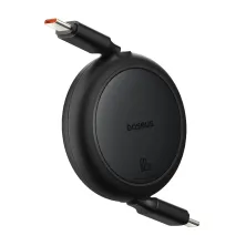 Кабель Baseus Free2Pull Mini Charging Data Cable Type-C to Type-C 60W 1m Черный
